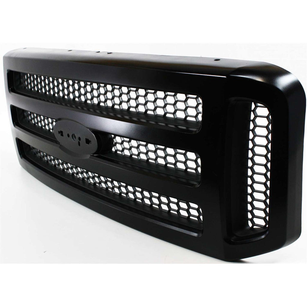 Grille For 2005-2007 Ford F-250 Super Duty F-350 Super Duty Shell and Insert