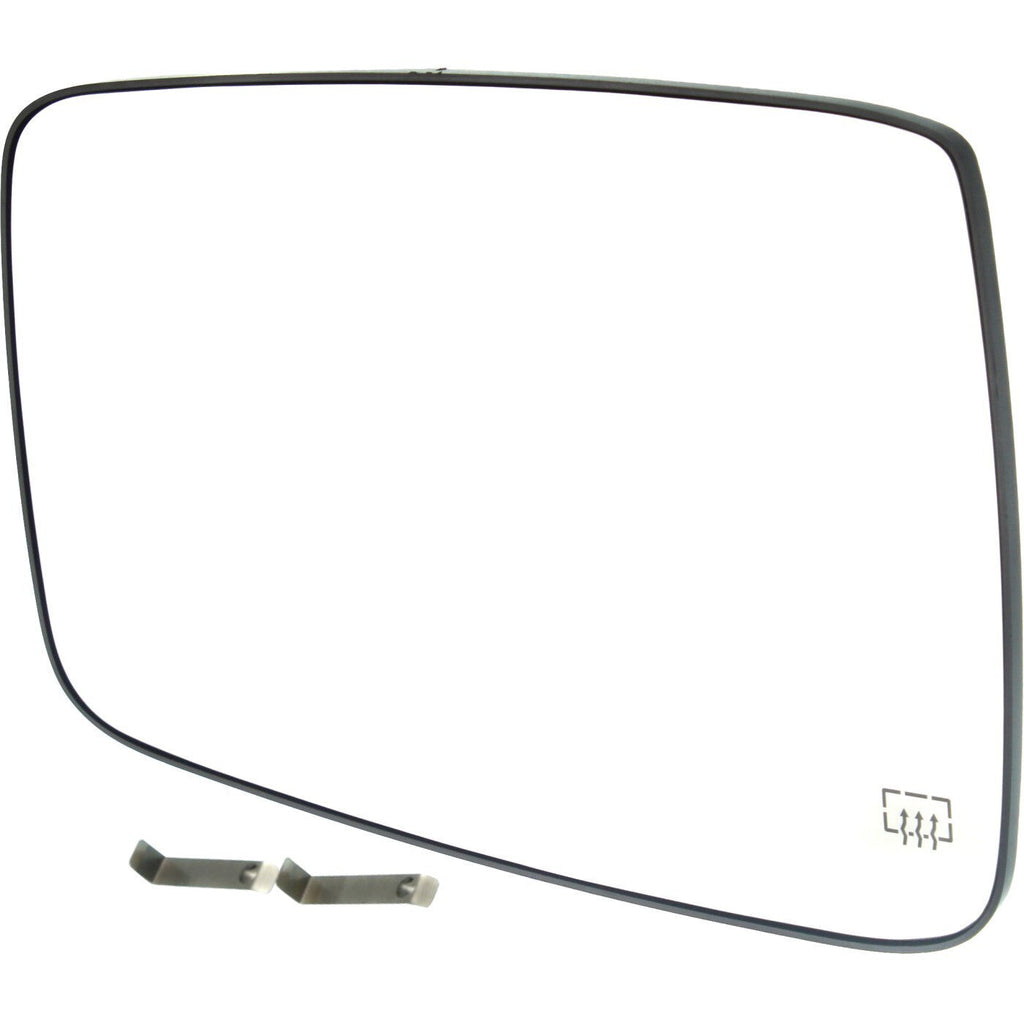 Mirror Glass For 09-18 Ram 1500 Truck 2011-18 Ram 2500 Driver Side Power Heated