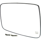 Mirror Glass For 09-18 Ram 1500 Truck 2011-18 Ram 2500 Driver Side Power Heated
