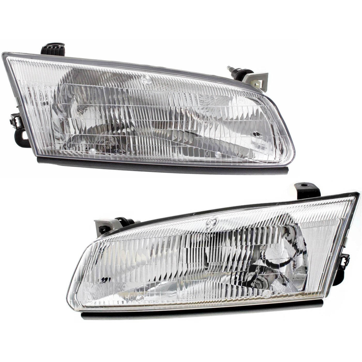 Headlight Set For 1997-1999 Toyota Camry Headlight Set Left and Right with Bulbs