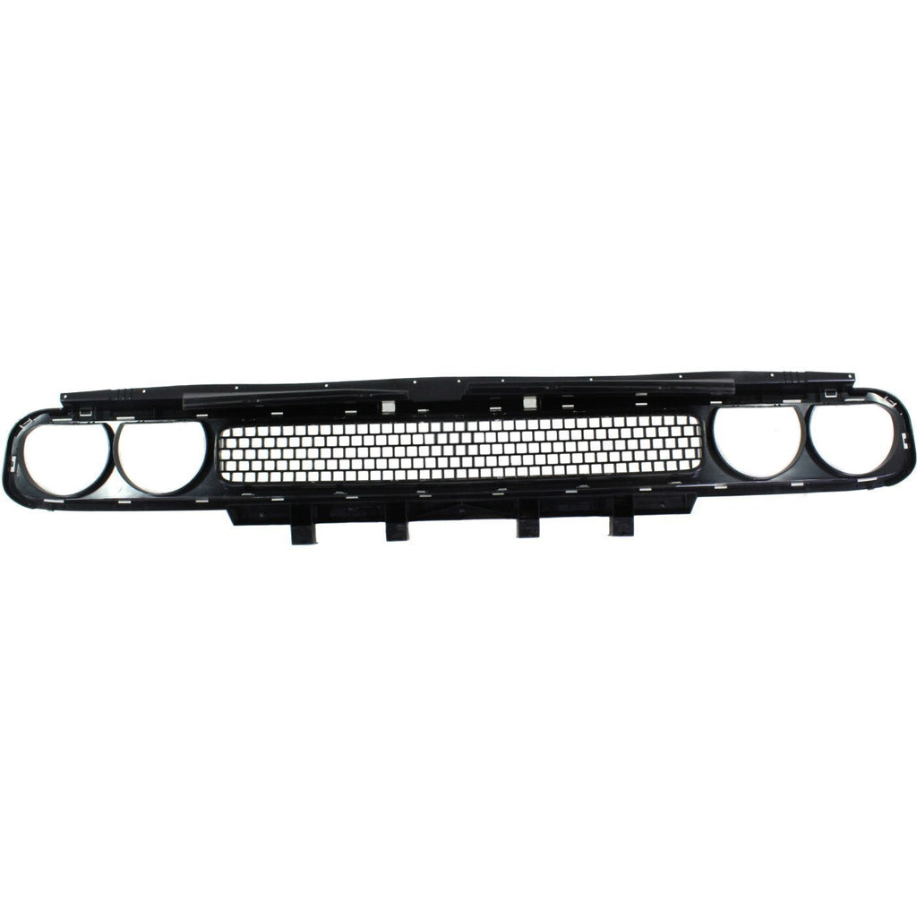 Grille For 2008-2014 Dodge Challenger Textured Black Plastic