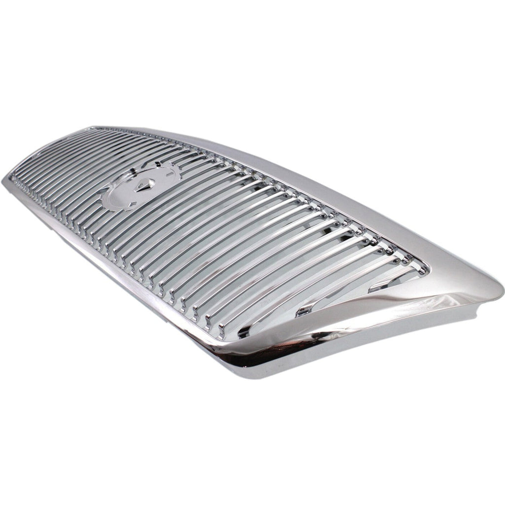 Grille For 2003-2005 Mercury Grand Marquis Monotone Chrome Shell and Insert