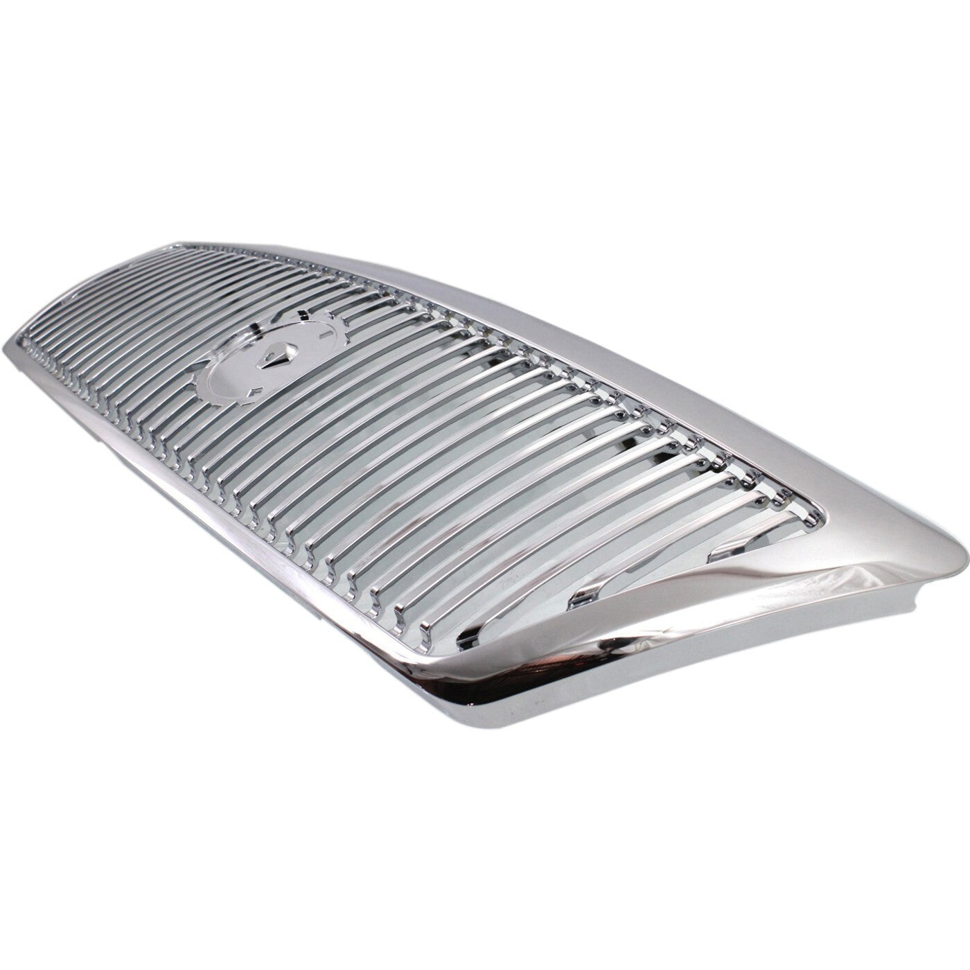 Grille For 2003-2005 Mercury Grand Marquis Monotone Chrome Shell and Insert