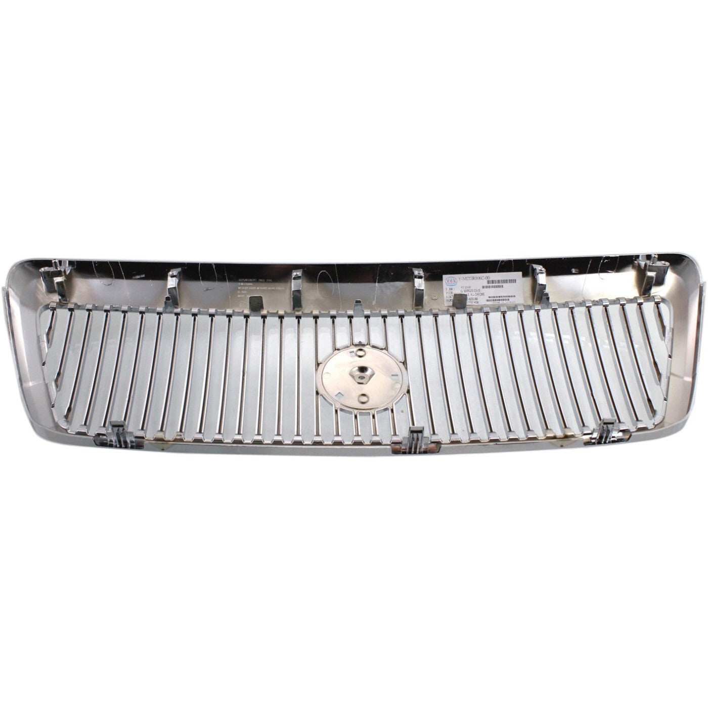 Grille For 2003-2005 Mercury Grand Marquis Monotone Chrome Shell and Insert