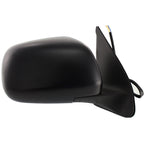 Set Of 2 Mirror Power For 2005-2011 Toyota Tacoma Manual Folding Textured Black