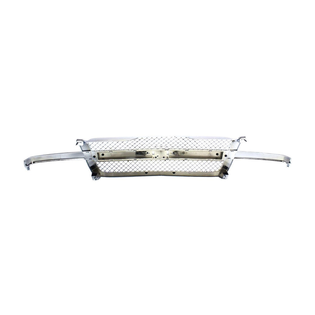 Grille All Chrome for Chevy Silverado Pickup 1500 2500 3500 Avalanche