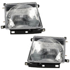 Headlight Assembly Set For 1997-2000 Toyota Tacoma Left and Right With Bulb