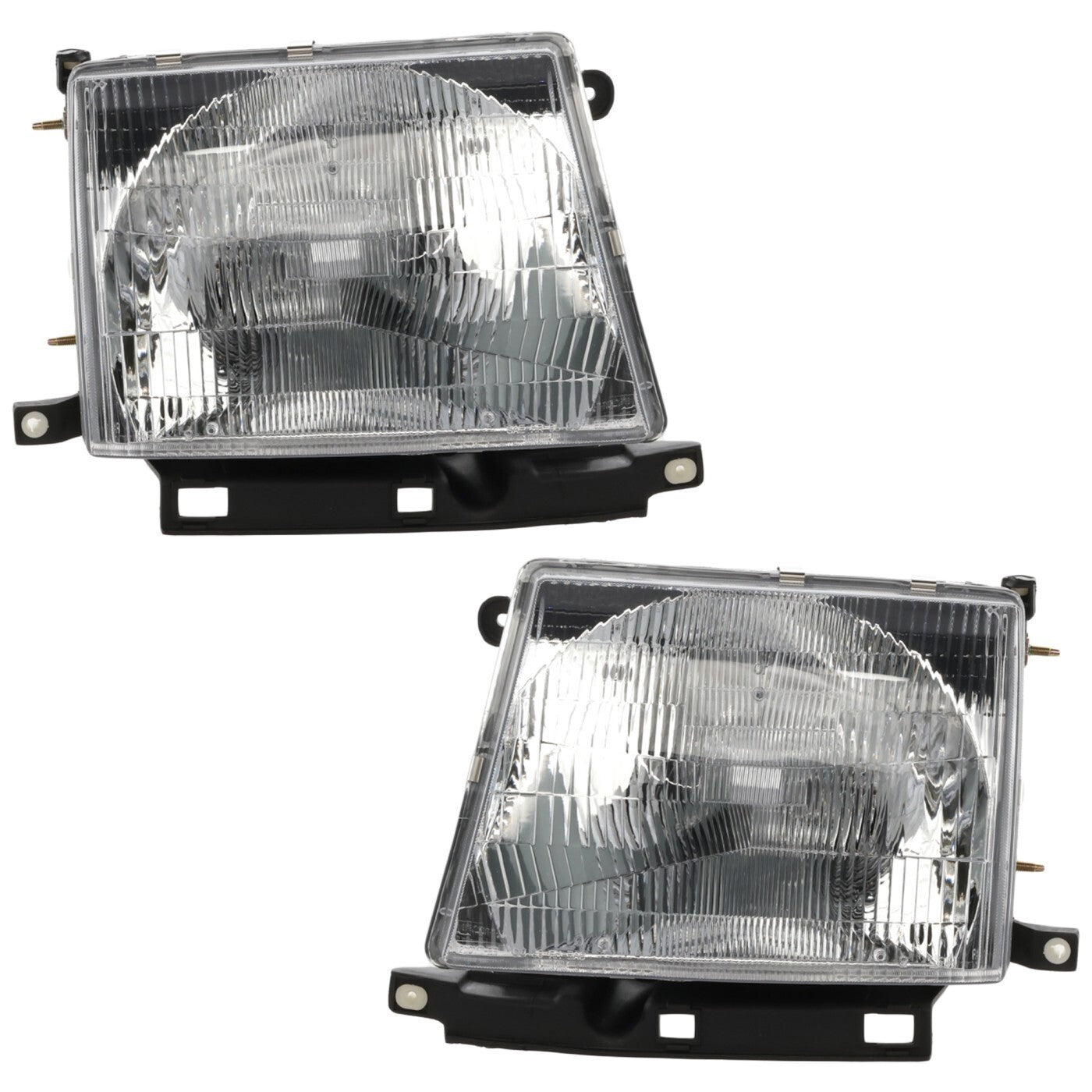Headlight Assembly Set For 1997-2000 Toyota Tacoma Left and Right With Bulb