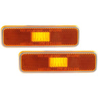 Front Side Marker Set For 1972-83 Dodge Charger 1984-89 D100 1981-93 Ramcharger