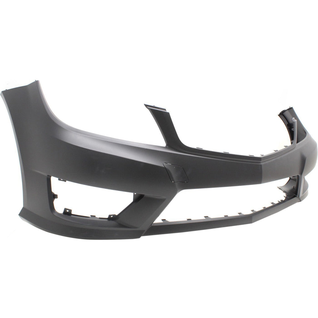 Front Bumper Cover For 2012-2015 M Benz C250 w/ fog lamp holes 12-14 C300 Primed