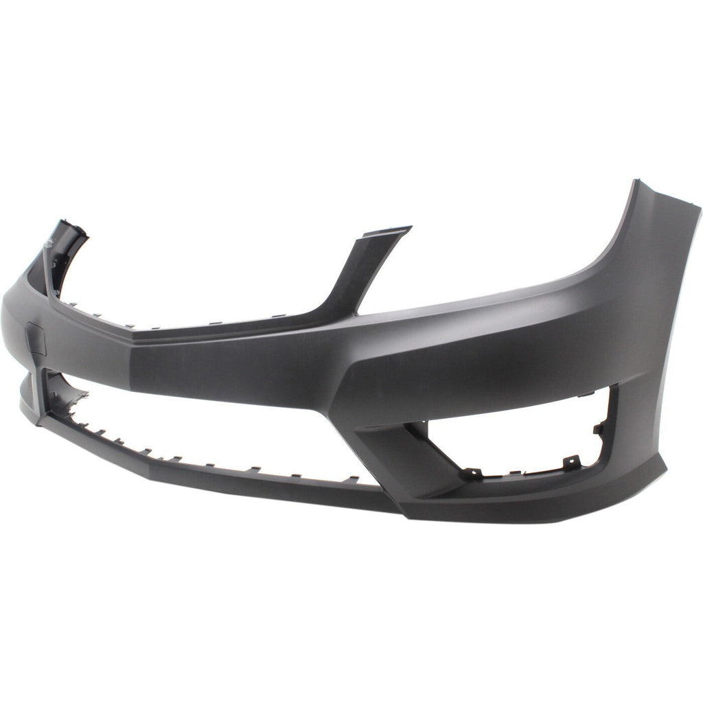 Front Bumper Cover For 2012-2015 M Benz C250 w/ fog lamp holes 12-14 C300 Primed