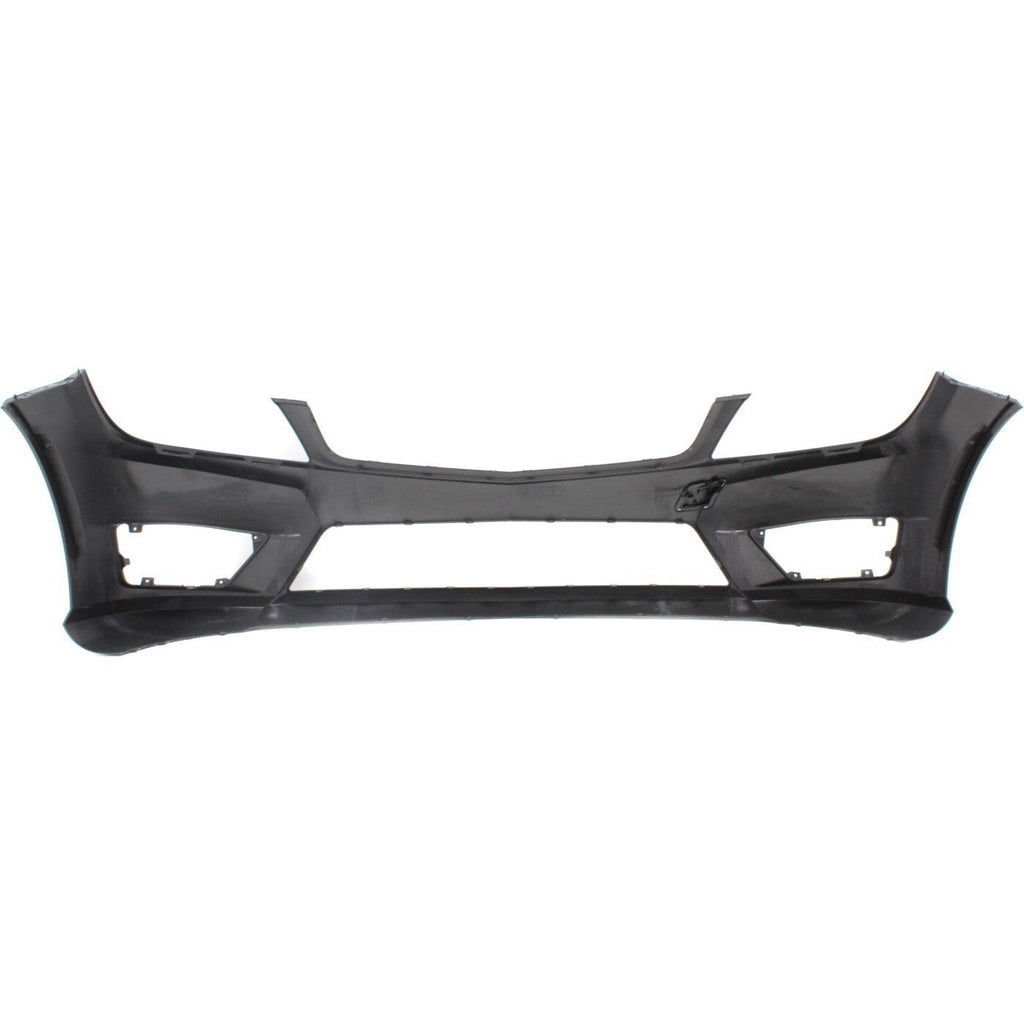 Front Bumper Cover For 2012-2015 M Benz C250 w/ fog lamp holes 12-14 C300 Primed