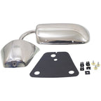 Stainless Steel Manual Side View Mirrors LH & RH Pair Set for Chevy Truck