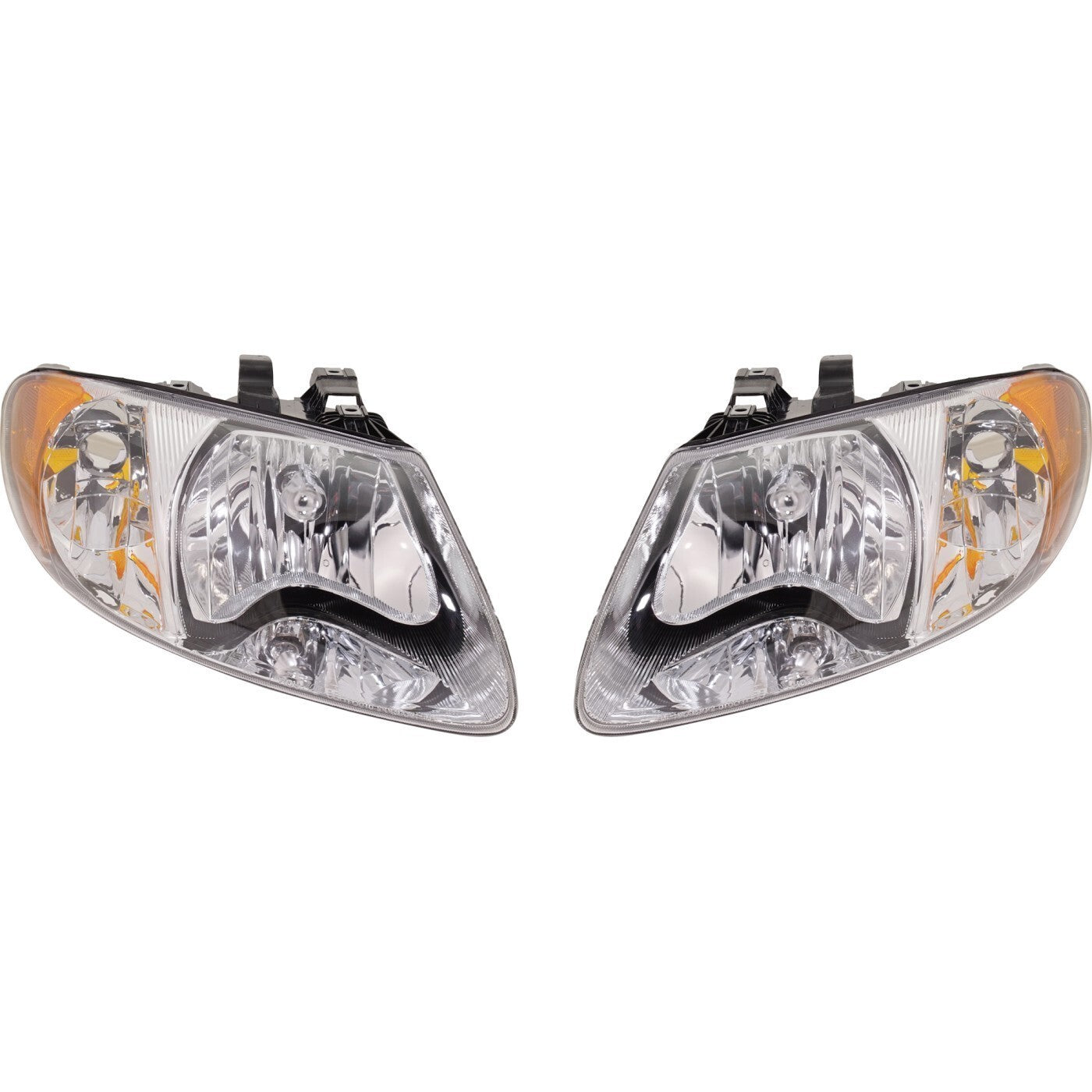 Halogen Headlight Set For 2001-2007 Dodge Grand Caravan w/ Bulb(s) Pair
