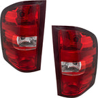 Tail Light Set For 2007-2013 Chevrolet Silverado 1500 Left and Right With Bulb