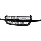 Grille Assembly Primed For 2003-2007 Chevrolet Silverado 1500 - For SS Model