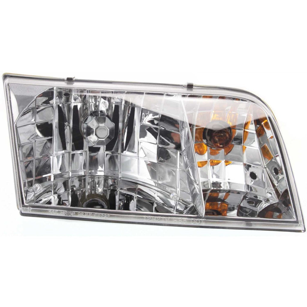 Headlights Headlamps and Corner Parking Lights For 1998-2011 Ford Crown Victoria