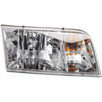 Headlights Headlamps and Corner Parking Lights For 1998-2011 Ford Crown Victoria