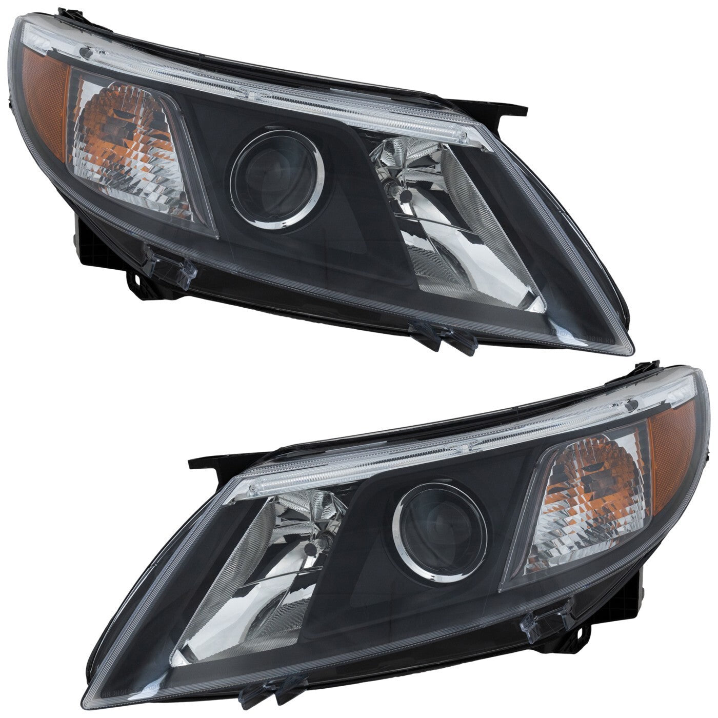 Headlight Set For 2008 2009 2010 Saab 9-3 Left Right LH RH Halogen Assembly CAPA
