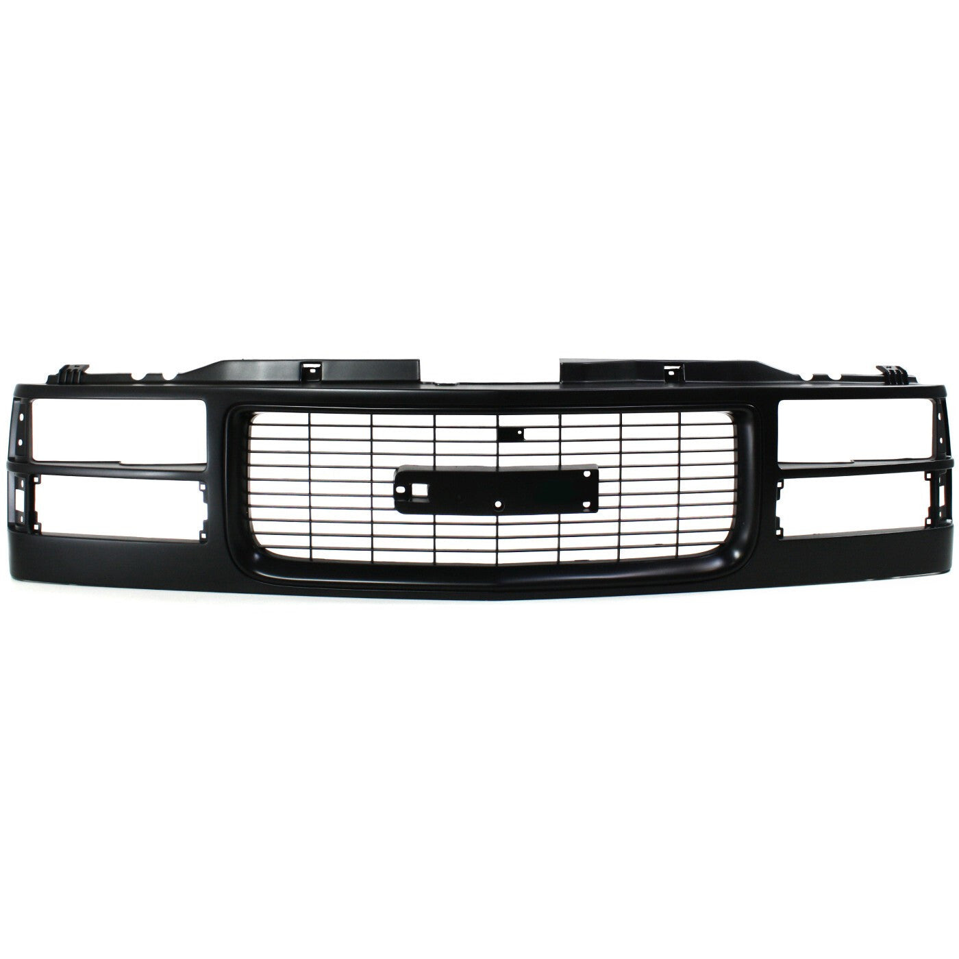Grille Assembly Cross Bar Insert Black For 1994-2000 GMC C2500 C3500 C3500 K2500