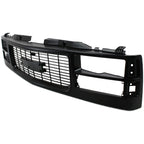 Grille Assembly Cross Bar Insert Black For 1994-2000 GMC C2500 C3500 C3500 K2500