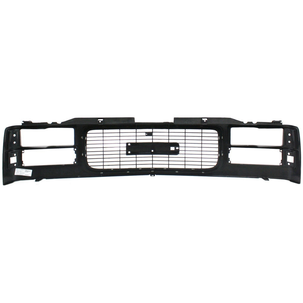 Grille Assembly Cross Bar Insert Black For 1994-2000 GMC C2500 C3500 C3500 K2500