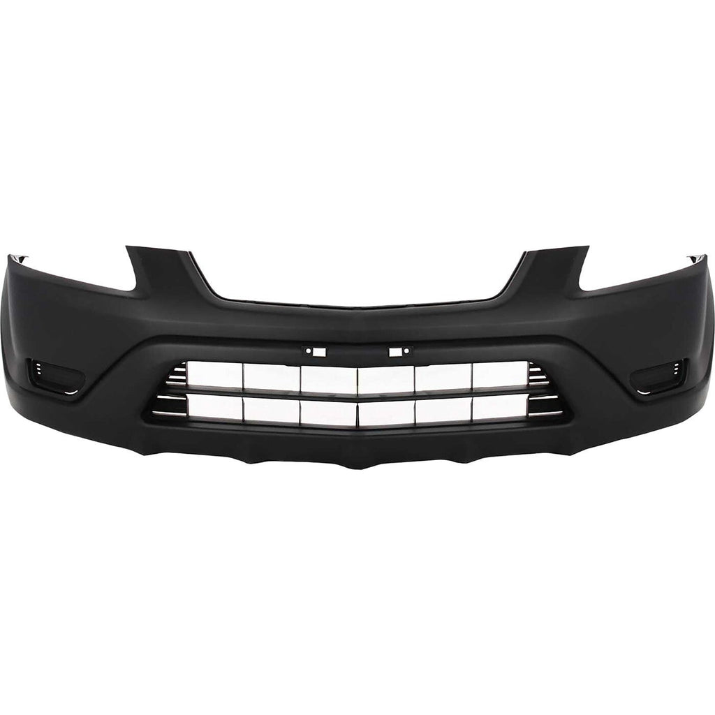 NEW - Black Textured Front Bumper Cover Replacement For 2002-2004 Honda CRV CR-V