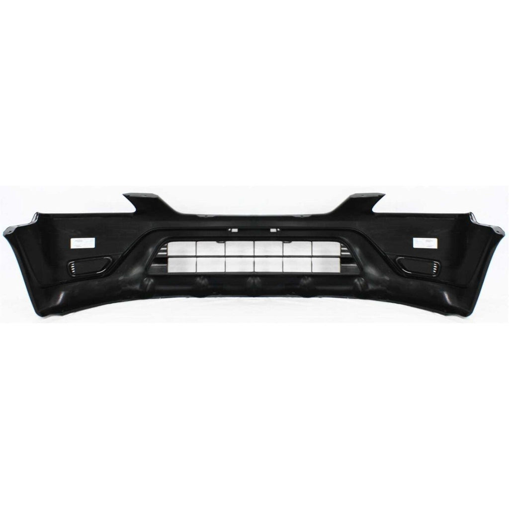 NEW - Black Textured Front Bumper Cover Replacement For 2002-2004 Honda CRV CR-V