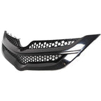 Grille For 2007-2008 Toyota Yaris Sedan Upper Textured Black Plastic