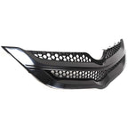 Grille For 2007-2008 Toyota Yaris Sedan Upper Textured Black Plastic
