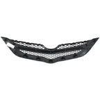 Grille For 2007-2008 Toyota Yaris Sedan Upper Textured Black Plastic