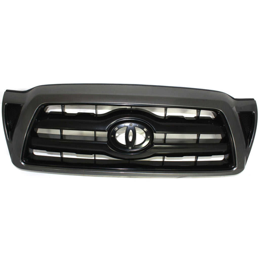 Grille For 2005-2011 Toyota Tacoma Black Shell Plastic Paint to Match