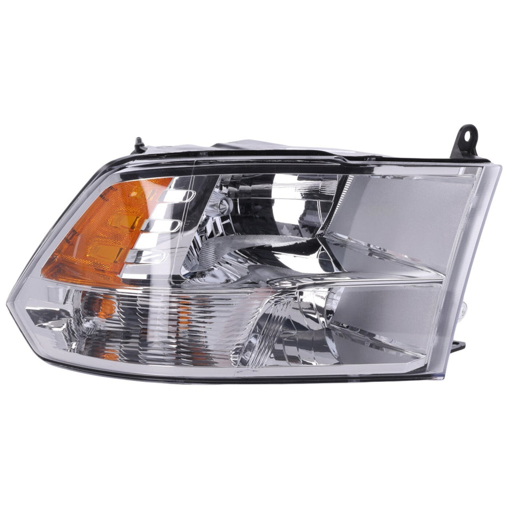 Headlight For 13-18 Ram 1500 2500 3500 19-24 Ram 1500 Classic Right Side Chrome