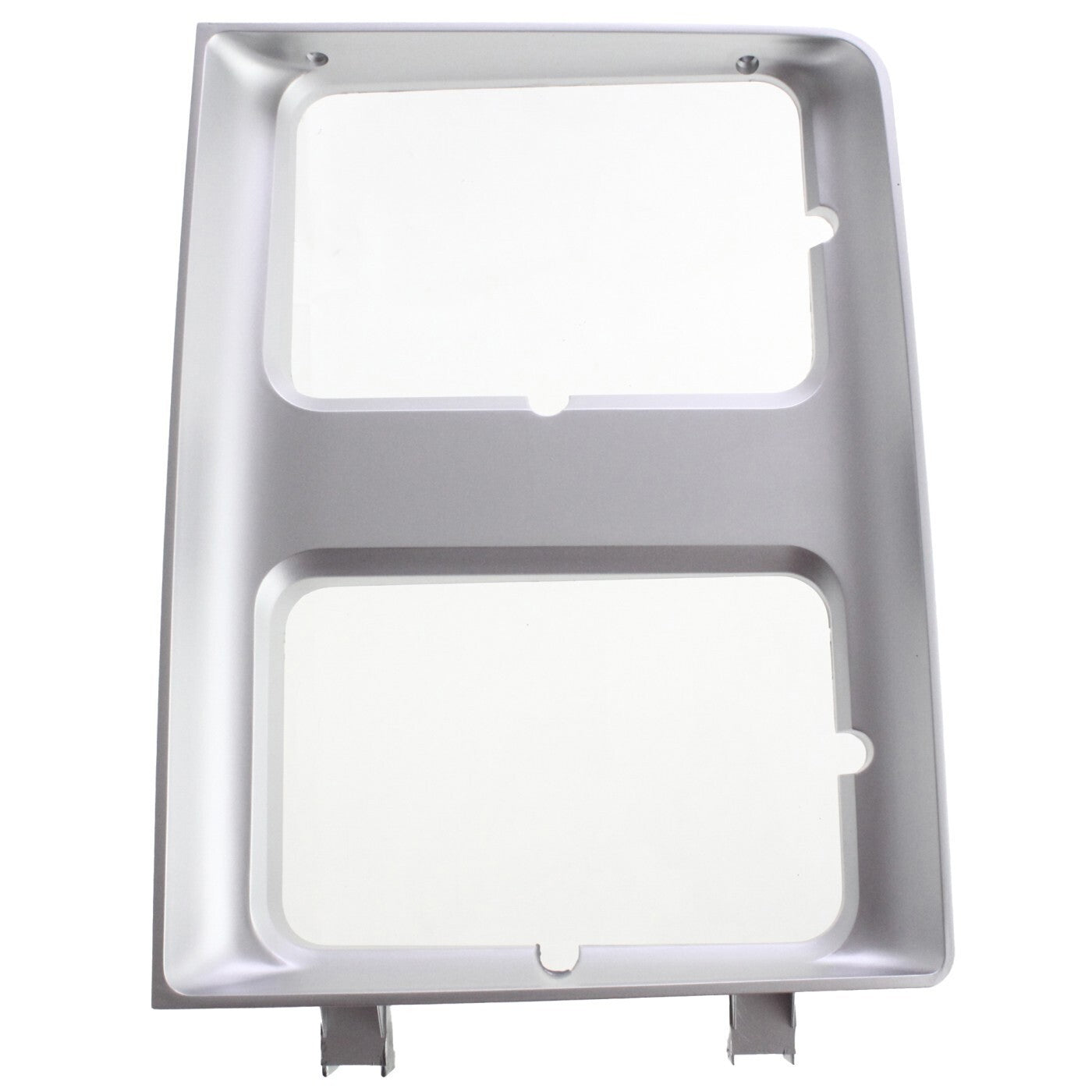 New Headlight Doors/Bezels Set of 2 Driver & Passenger Side Chevy Silver Pair