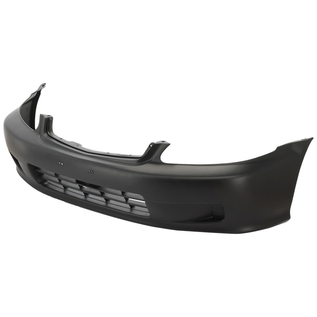 Bumper Cover For 1999-2000 Honda Civic Front Sedan With License Plate Provision
