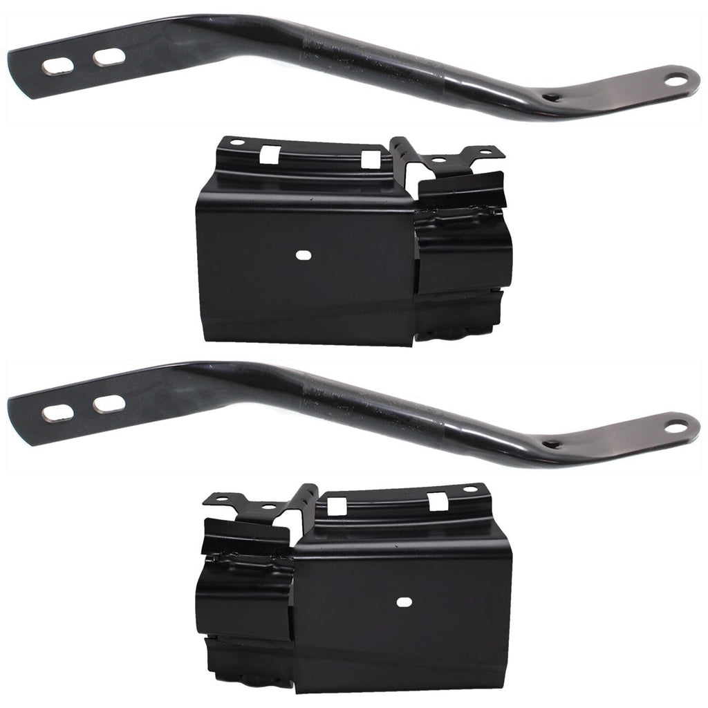 Bumper Face Bar Brackets Retainer Mounting Braces Set of 4 for Chevy SaVana 2500