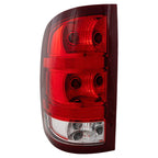 Tail Light For 2007-13 GMC Sierra 1500 07-14 Sierra 2500 HD Halogen Driver Side