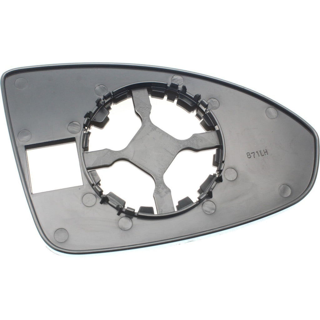 Mirror Glass Driver Side For 2011-2015 Chevy Cruze With Backing Plate 95215096