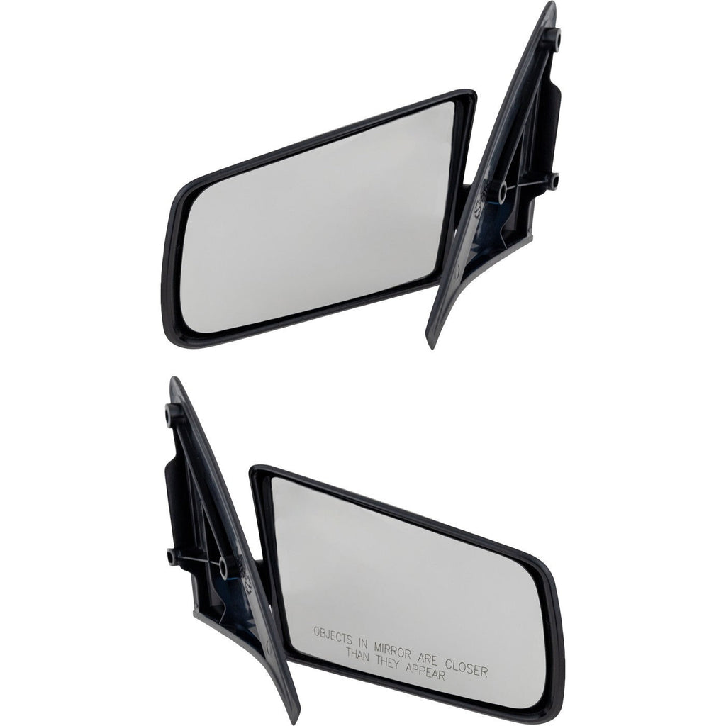 S10 S15 Pickup Truck & S10 Blazer S15 Jimmy Set of Side Manual Textured Mirrors