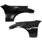 Fender Set For 2003-2009 Nissan 350Z Front Primed Steel w/ Emblem Provision Pair