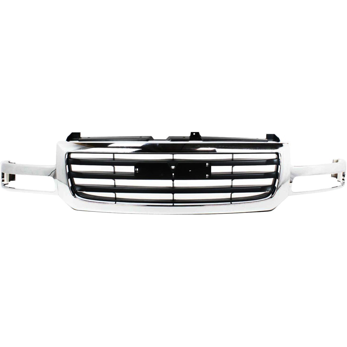 Grille Assembly For 2003-06 GMC Sierra 1500 2003-04 Sierra 2500 Old Body Chrome