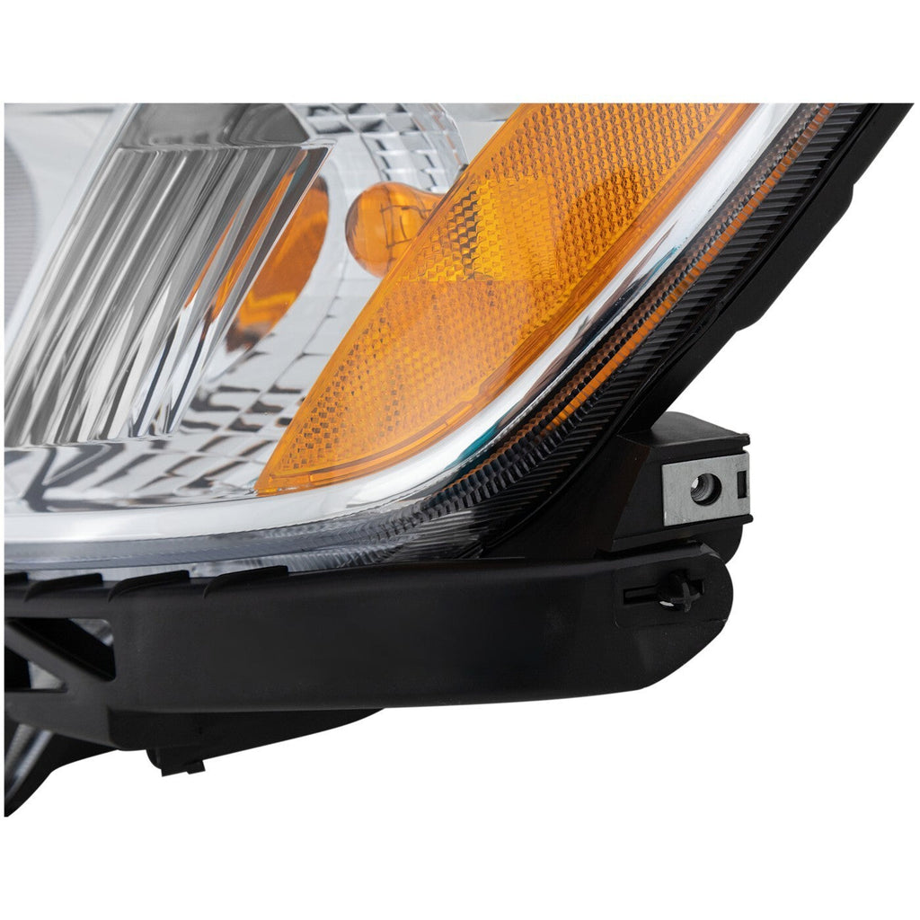 Driver and Passenger Side Headlights For Ford Edge 2007-2010 Halogen with Bulbs