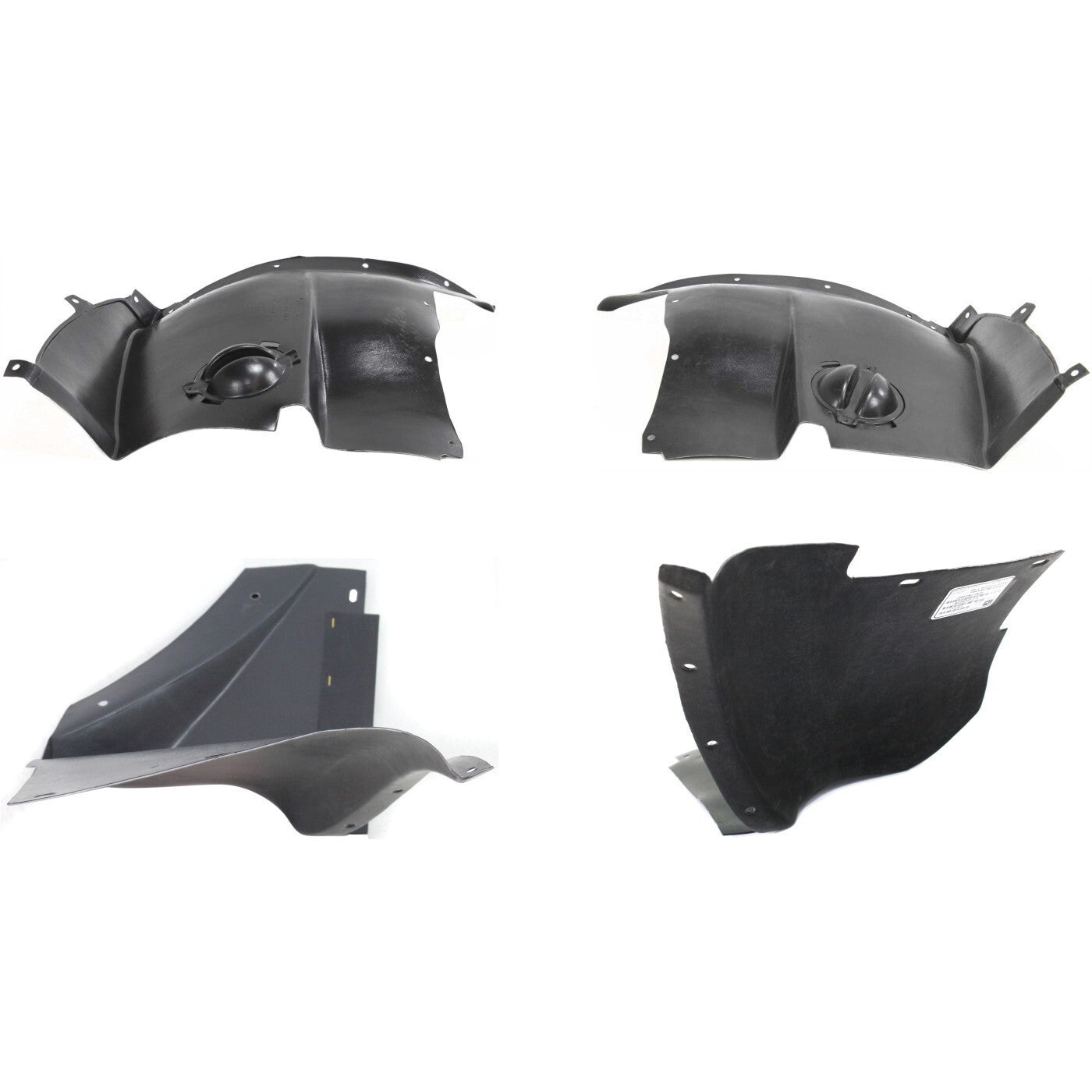 Fender Liner Set For 2005-2013 Chevrolet Corvette Front Left and Right 4Pc