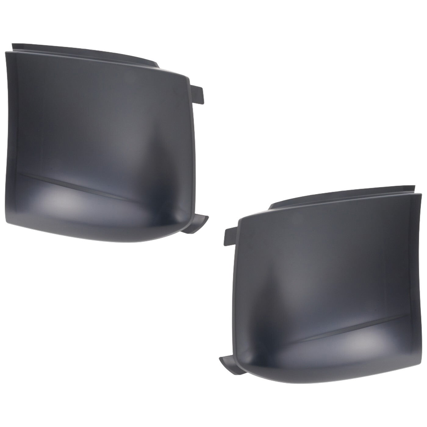 Bumper End Set For 2018 2019 2020 2021 2022 Volvo VNL Driver and Passenger Black
