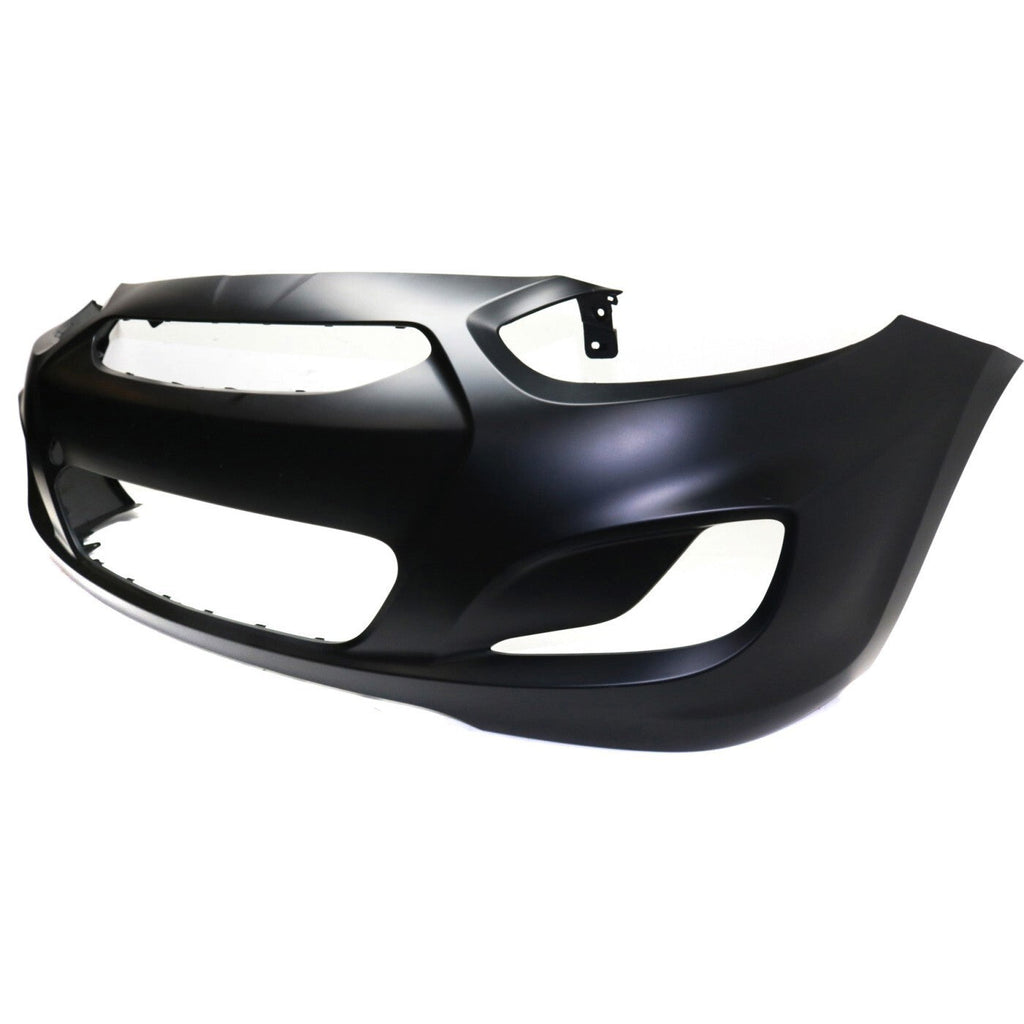 Front Bumper Cover Primed For 2014-2017 Hyundai Accent From 10/15/2013