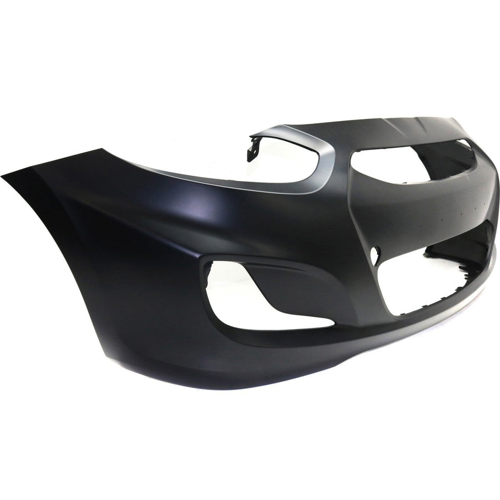 Front Bumper Cover Primed For 2014-2017 Hyundai Accent From 10/15/2013