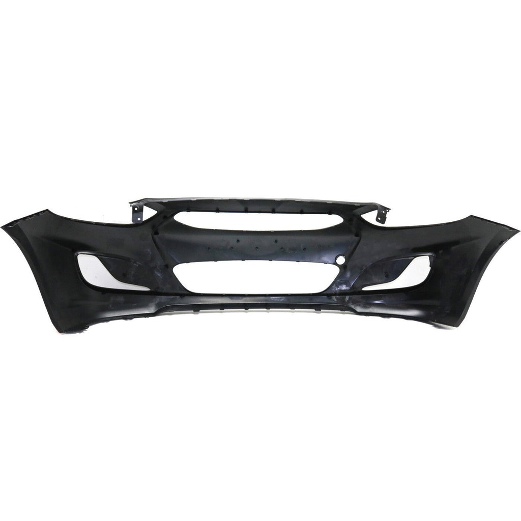 Front Bumper Cover Primed For 2014-2017 Hyundai Accent From 10/15/2013