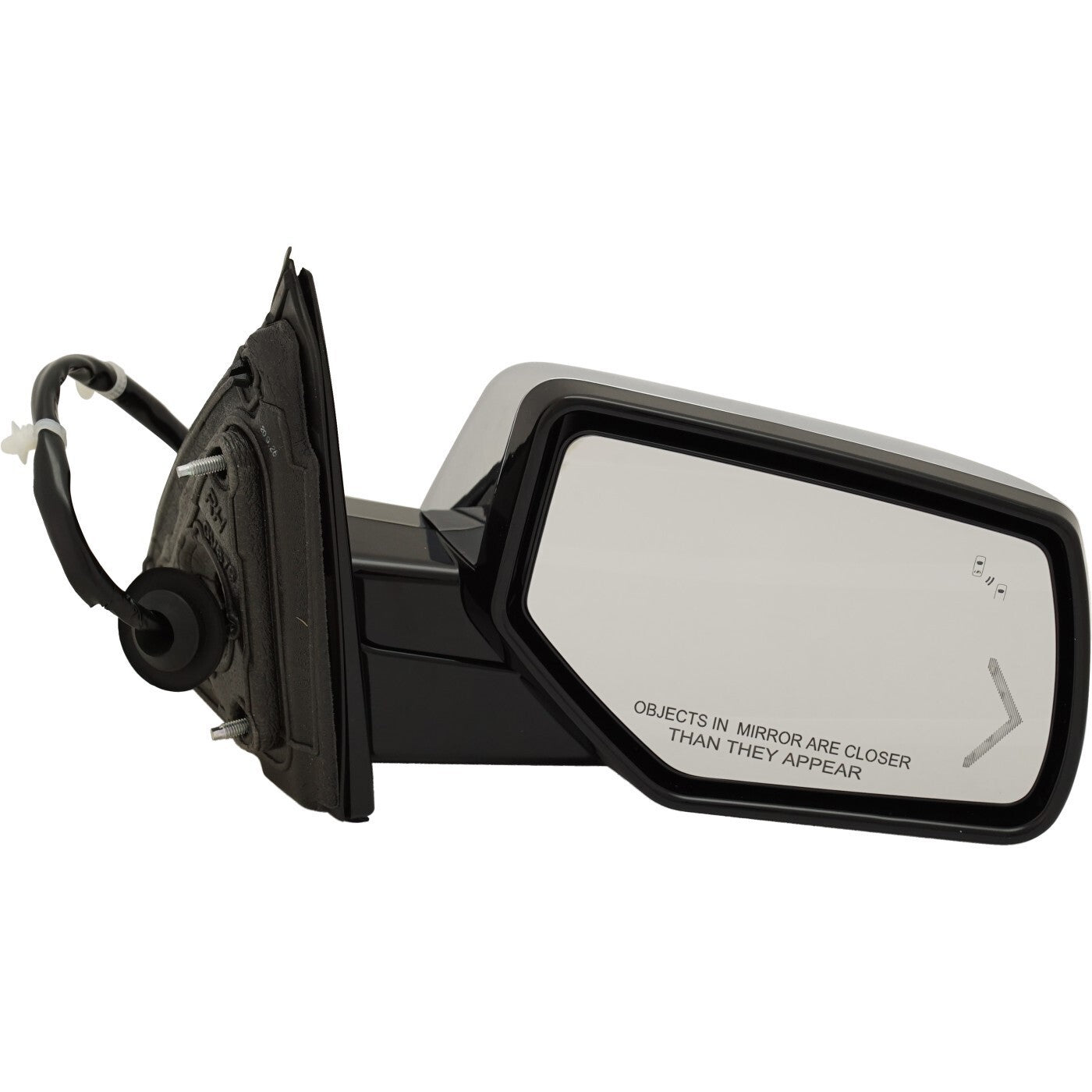 Mirror For 2015-20 Chevrolet Tahoe Right Side Power Fold Heated Chrome with BSD