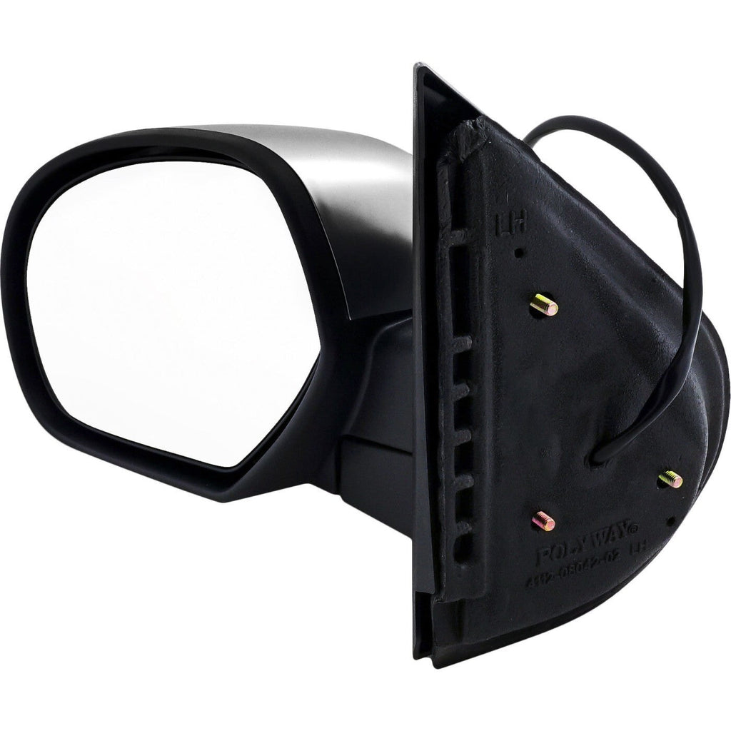 Power Mirror For 2007-2013 Chevrolet Silverado 1500 Left Manual Folding Chrome
