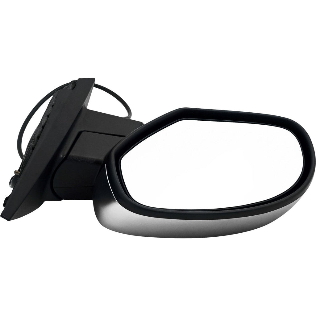 Power Mirror For 2007-2013 Chevrolet Silverado 1500 Left Manual Folding Chrome